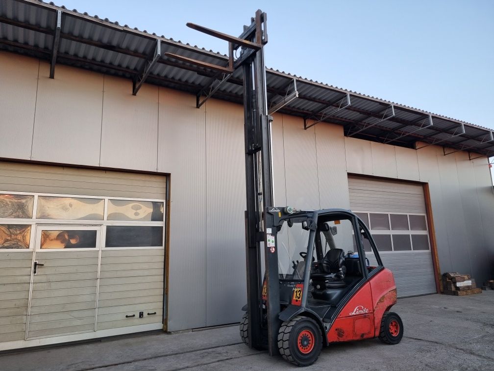 Wózek widłowy Linde H30T rok 2007, Maszt Triplex 4,60, Przesuw