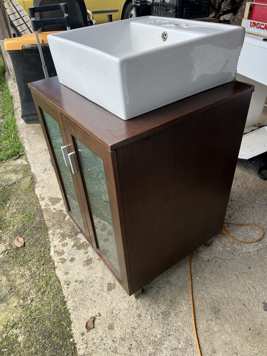 Movel casa banho com pia bom estado