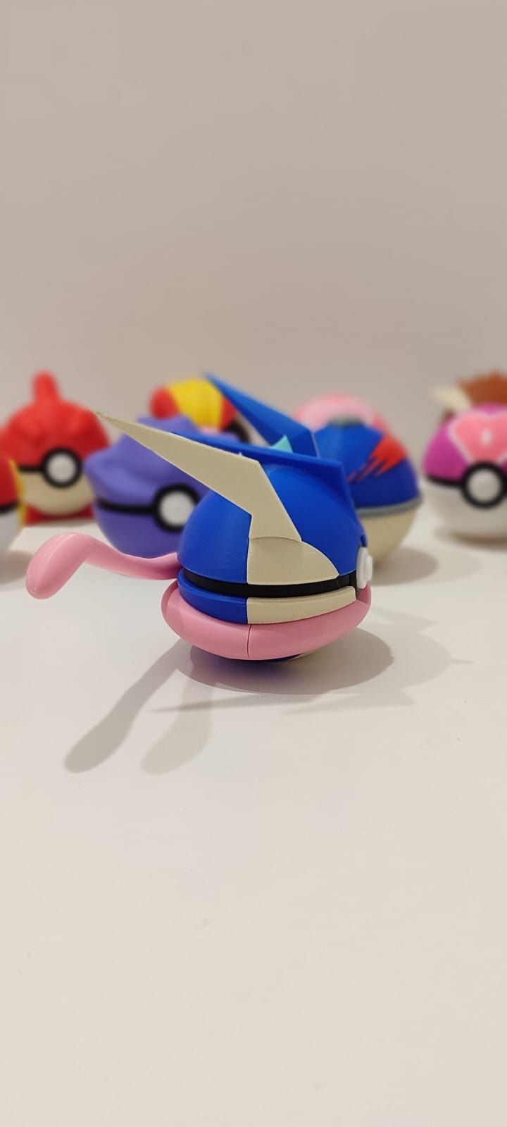 Greninja pokeball pokemon 3d