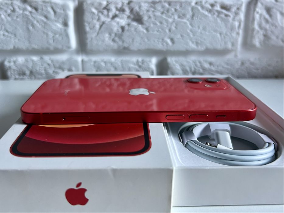Iphone 12 Red 64GB, oryginalny, nigdy nie naprawiany