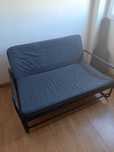 Sofá cama desdobrável portátil com colchão adicional