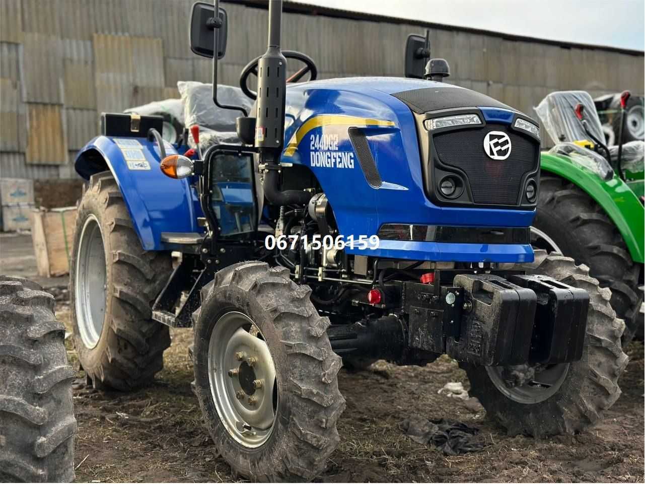 Минитрактор Dongfeng 244-DG2 (синий) Донгфенг з примусовою доставка