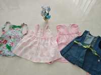 Conjunto de 4 vestidos 12-24 meses