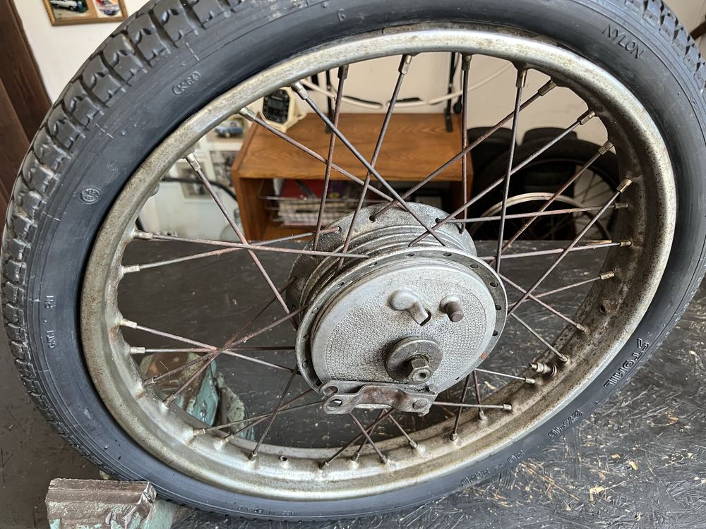 Jawka Jawa 50 mustang kaczka kolo przod felga kompletne
