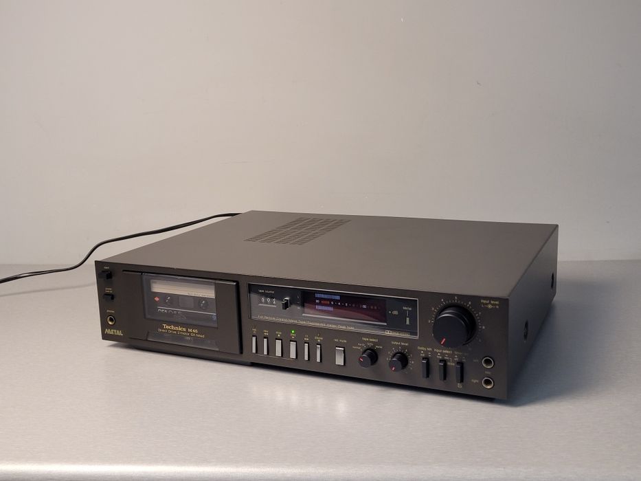 Technics RS-M45 – dwugłowicowy magnetofon kasetowy, napęd Direct Drive