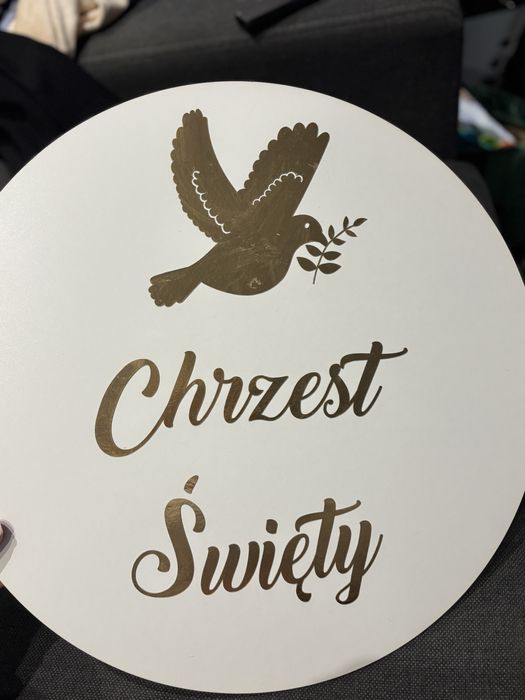 Tablica chrzest święty