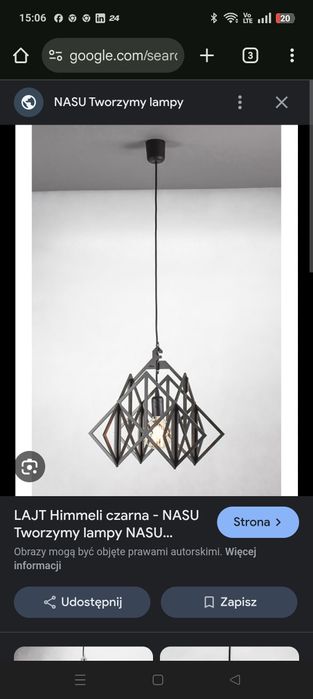 Lampa Nasu Lajt Himmeli czarna