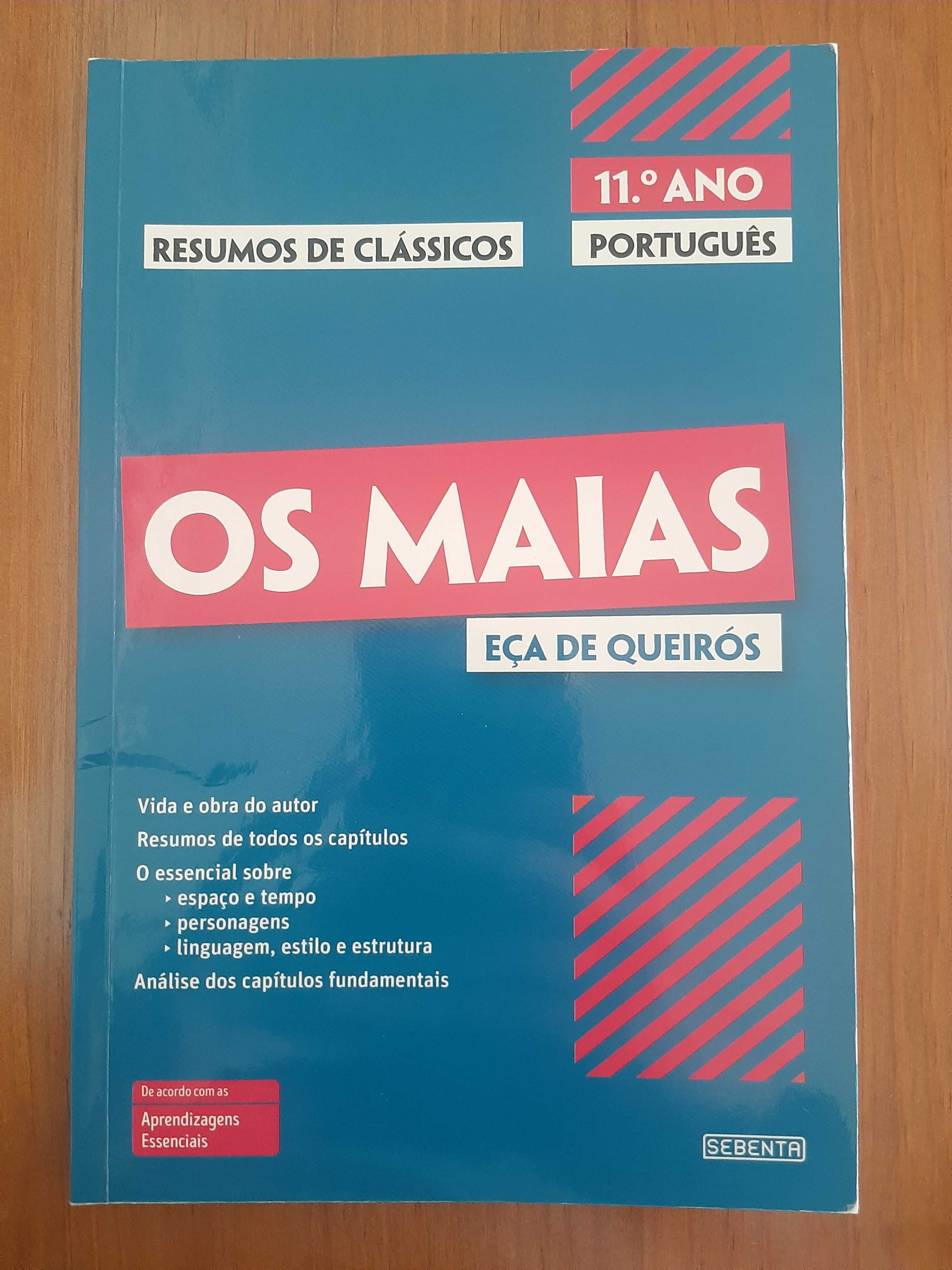 Livros de resumos "Os Maias" e "Memorial do Convento"