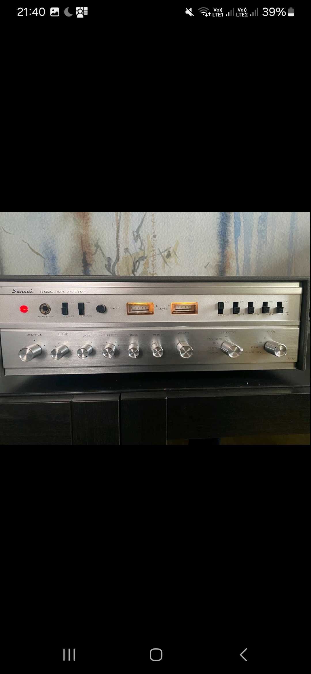 Sansui AU70 wzmacniacz lampowy