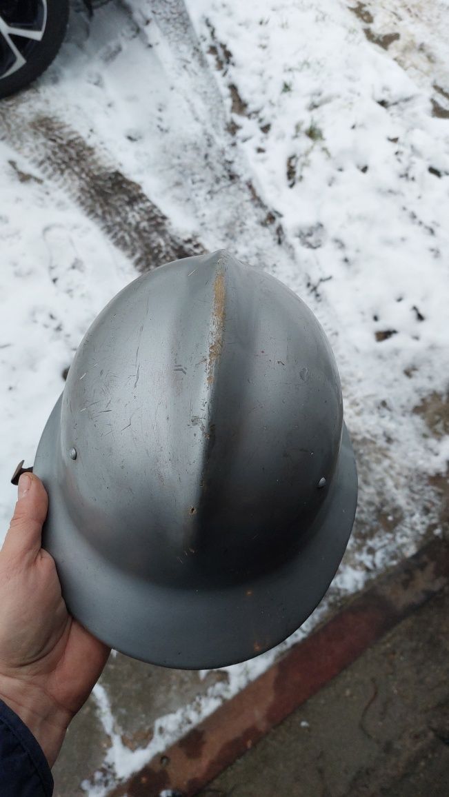 Kask hełm strażacki PRL