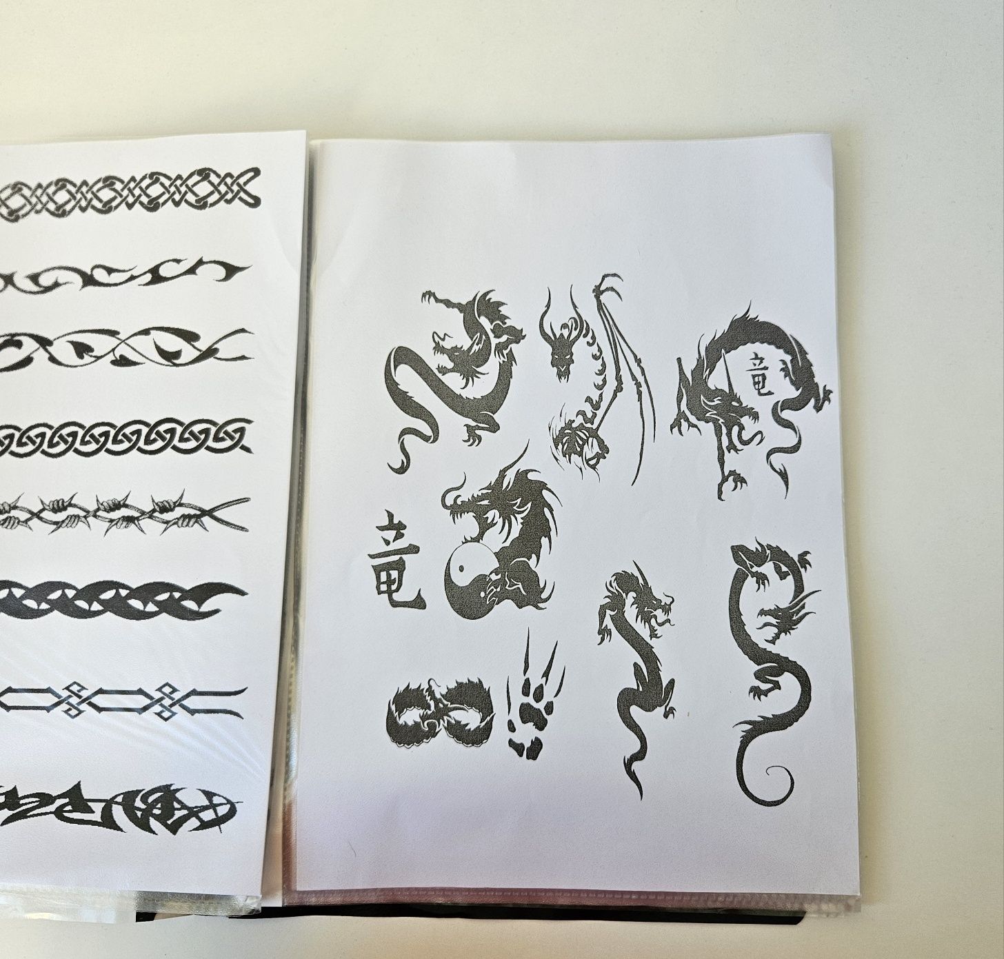 Szablony zwory tatuaży henna