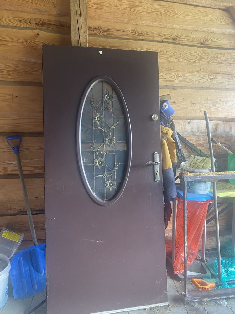 sprzedam dzwi metalowe 92/202cm