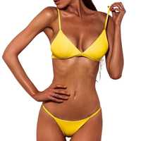 Sexy Bikini Brazylijskie Dwuczęściowy Strój Kąpielowy STRINGI - M