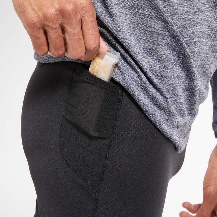 Новые Штаны Тайтсы мужские KIPRUN 500 для бега черные