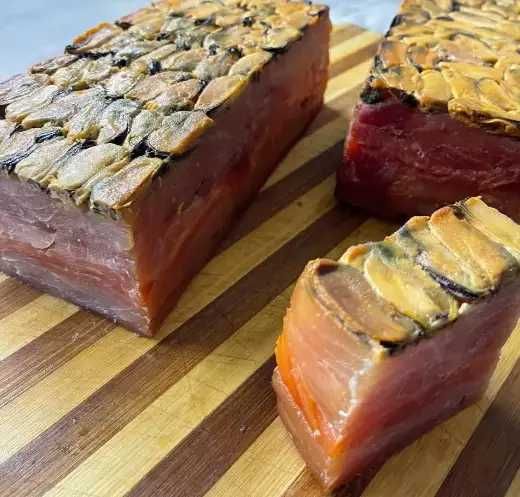 Брус рибний , х/к малосол, вакум 300 - 500 гр/уп, ціна за 100грам