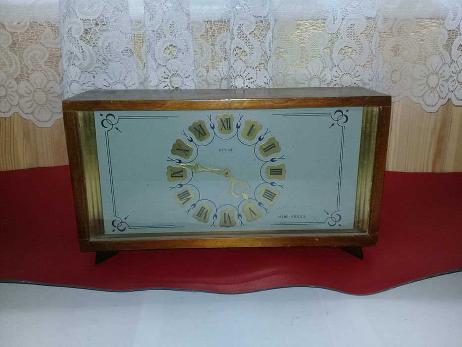 Каминные настольные владимирские часы очз с боем