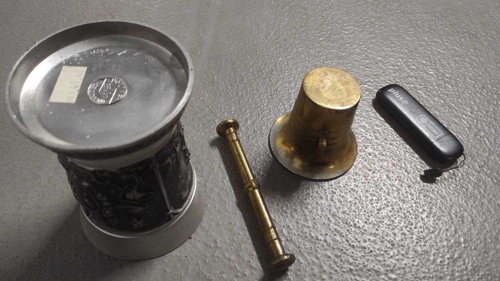 Moździerz i puchar z Gdańska