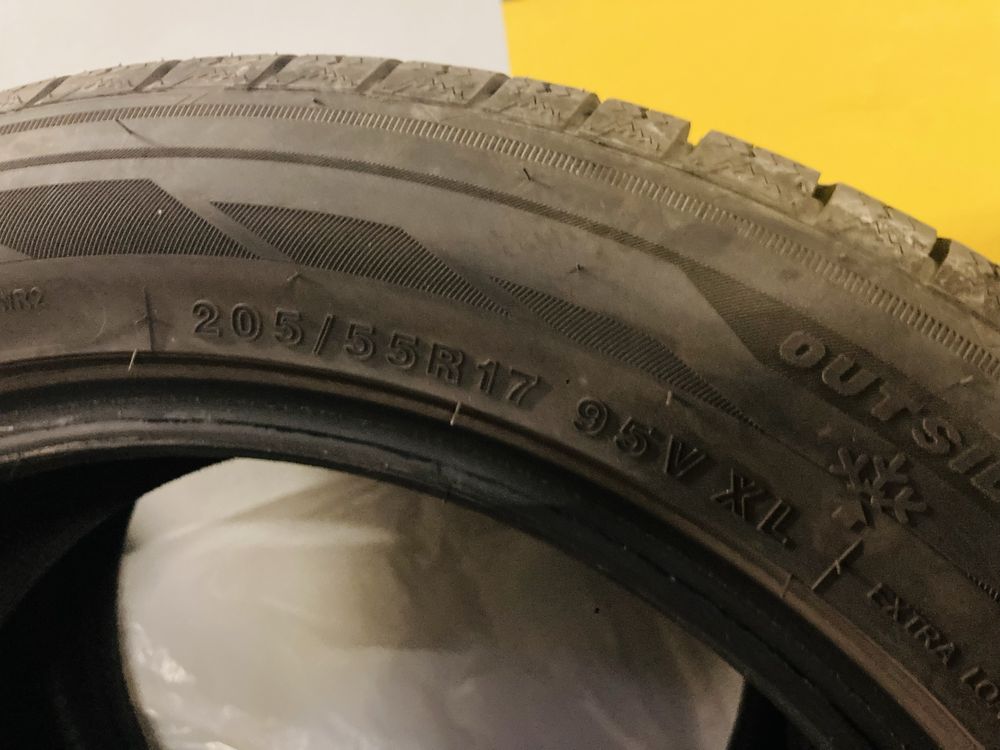 4 Opony zimowe Zeetex WH1000, 205/55/R17 95V XL, 2024, stan idealny