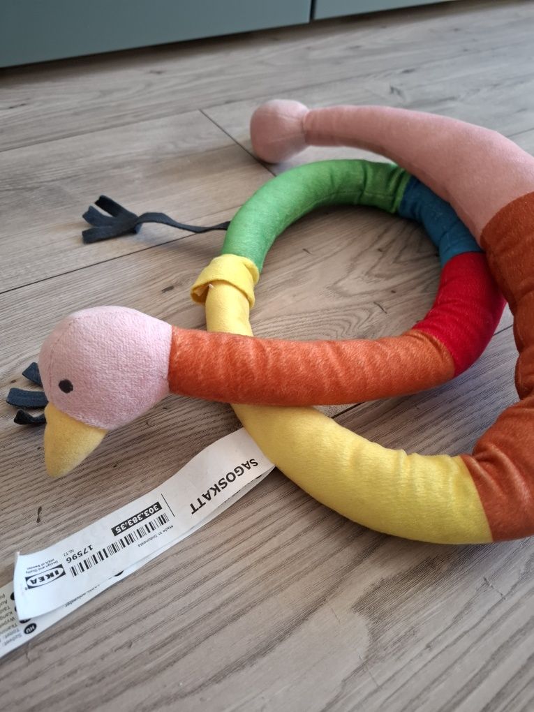 Sagoskatt Ikea maskotka kura wąż długa przytulanki małych projektantów