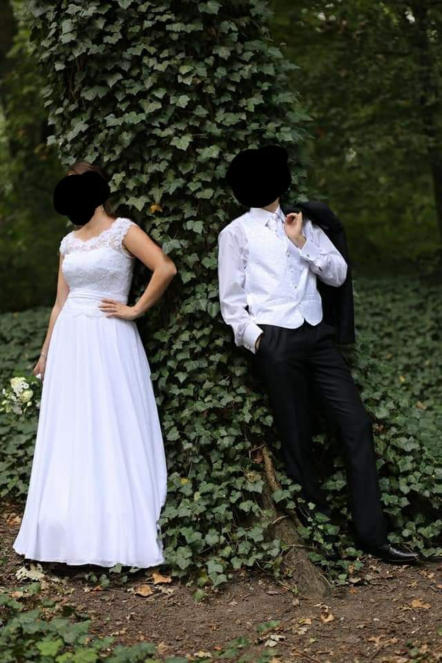 Klasyczna suknia ślubna rozmiar 38-40