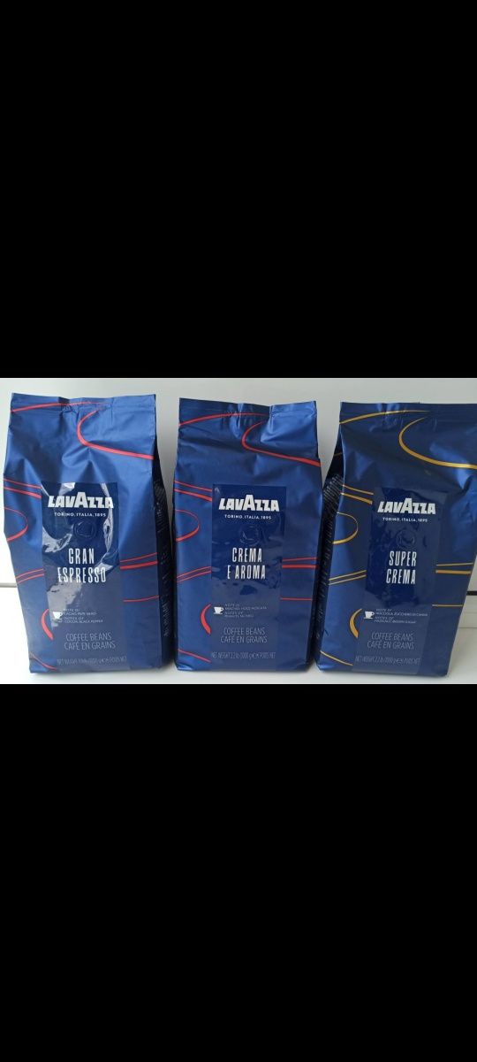 Зернова кава Lavazza 1 кг мелена 250 гм Джимока