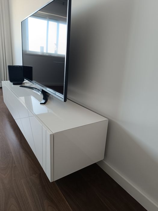 Móvel sala de estar com suporte para TV