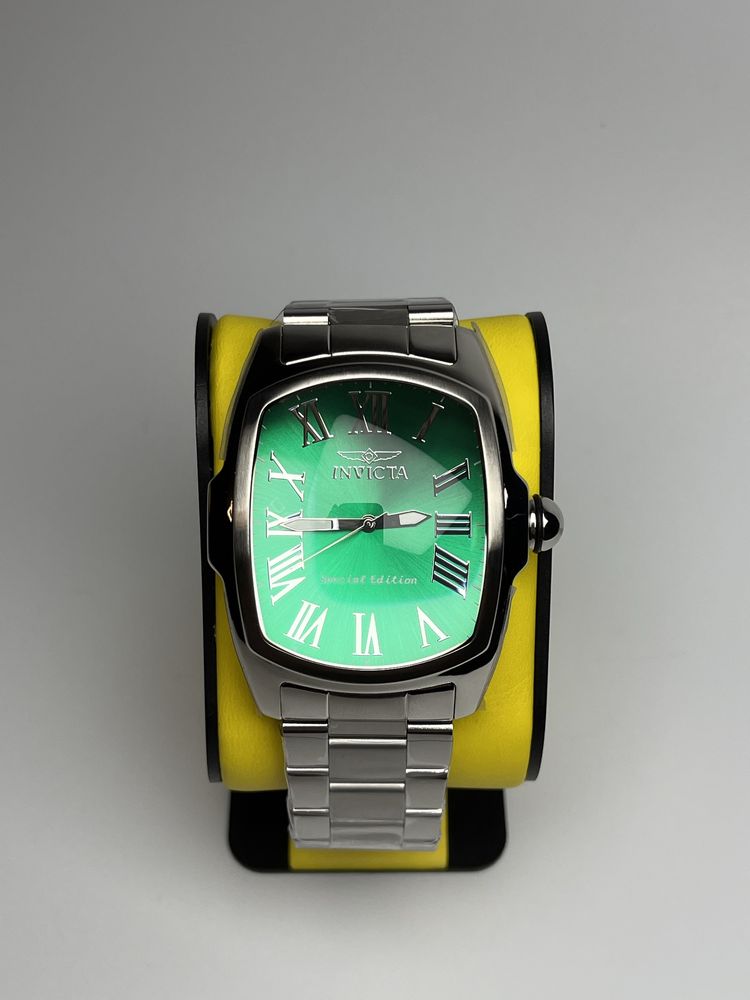 Invicta 18655, invicta lupah, чоловічий годинник з зеленим циферблатом