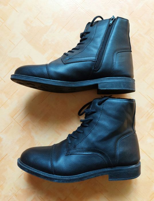 (29,5см) Кожаные ботинки, сапоги.