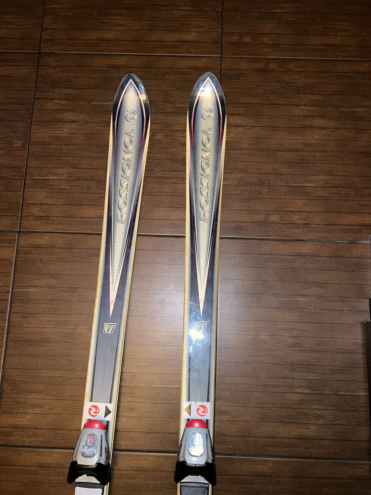 Narty Rossignol Strato 9.6 177 cm + kijki Volki 125 cm