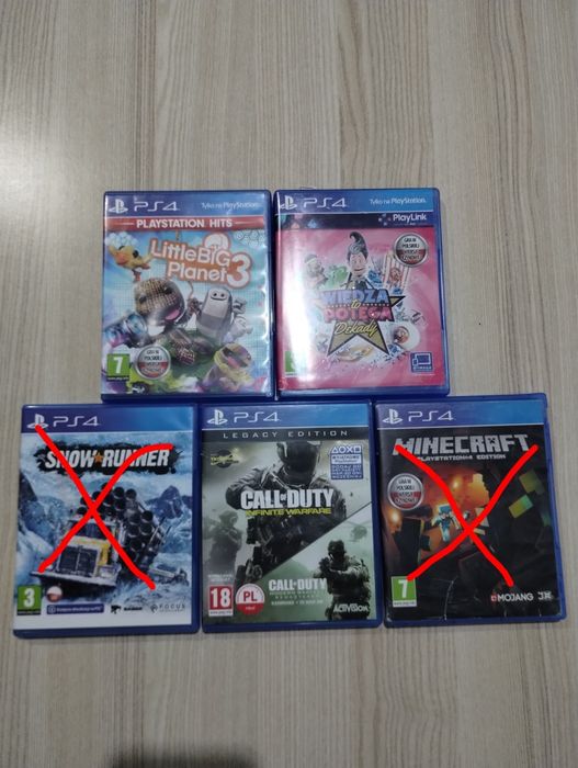 Sprzedam Gry na ps4