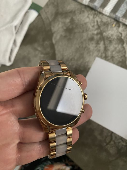Michael kors relógio digital rosa gold