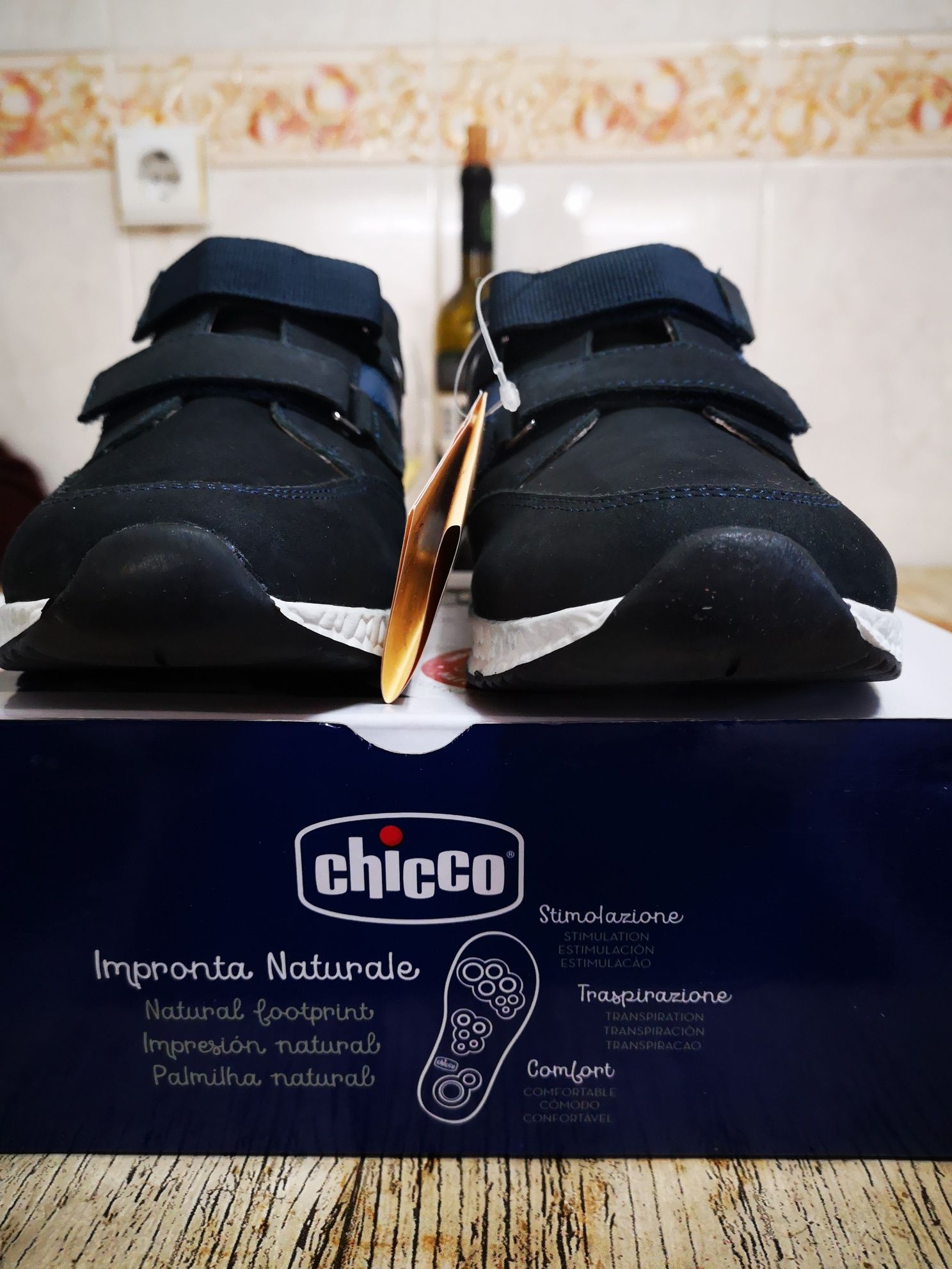 NOVOS - Sapatos criança da Chicco, tm32, menino - NOVO PAR