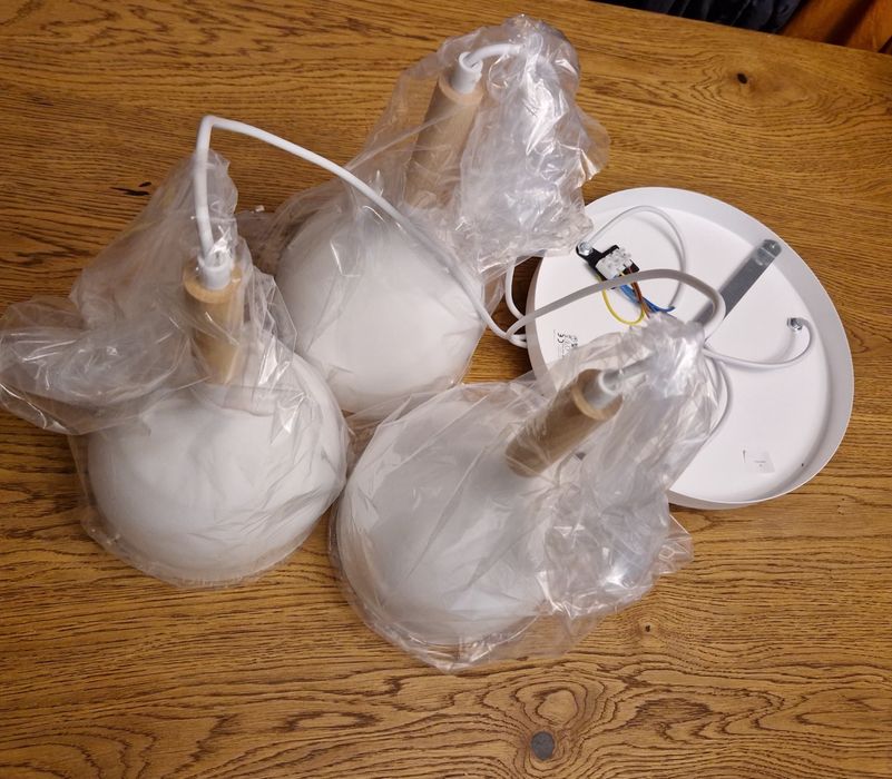 Żyrandol na lince 3xe27 nowa lampa Luminex