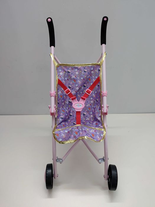 Wózek dla lalki spacerówka Baby Born 43 cm parasolka składany (E4)
