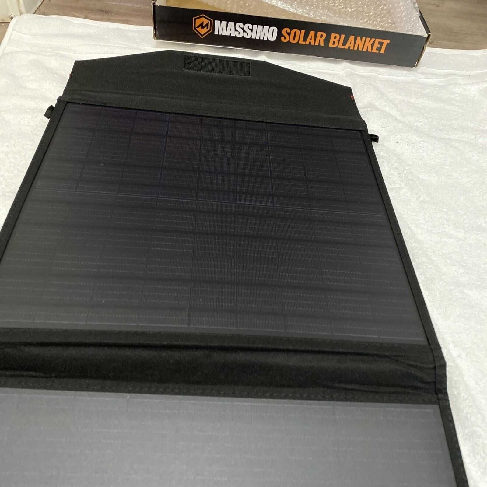Портативная складная солнечная панель Massimo Motor(США)  100W 18V-5V