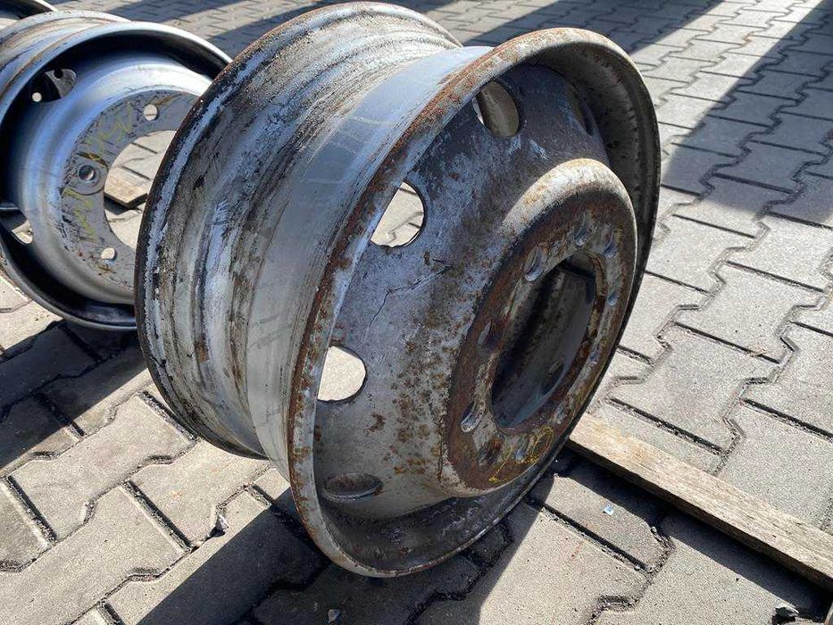 Używana Felga 19.5x7.50 do naczepy 10 Otworów