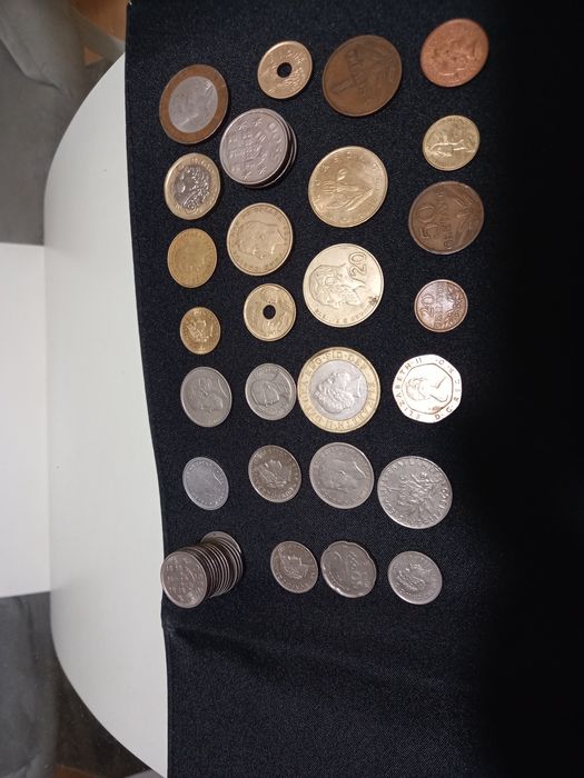 Moedas antigas para despachar