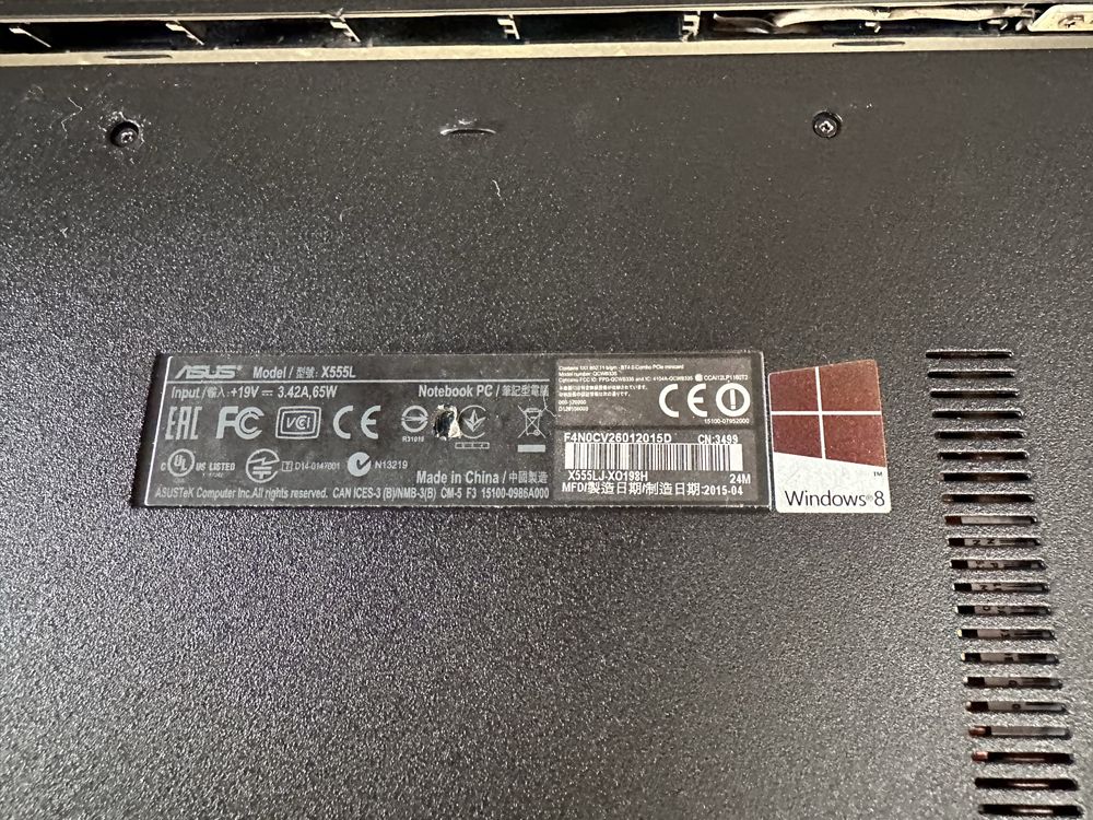 Asus X555L Portatil