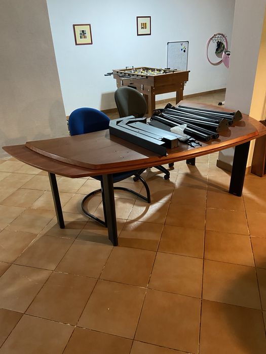 Secretaria de madeira maciça