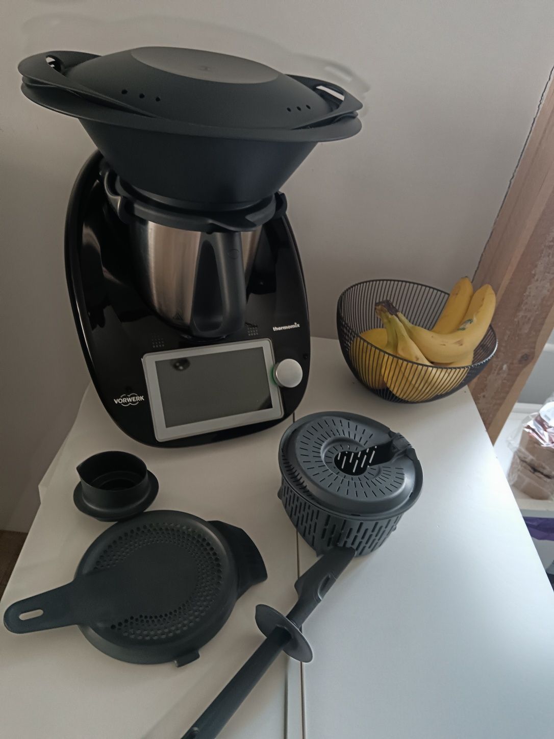 Thermomix TM6 Czarny – Edycja Limitowana | Stan bardzo dobry | Komplet