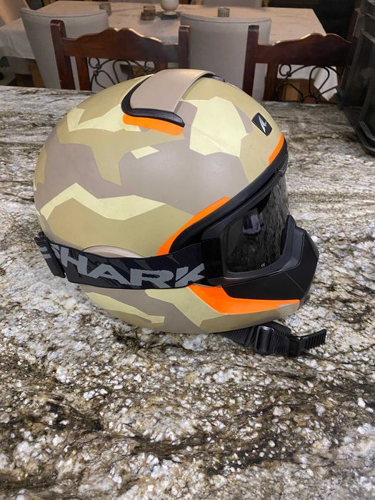Kask Motocyklowy Shark Vancore Wipeout | Rozm. M | Stan BDB