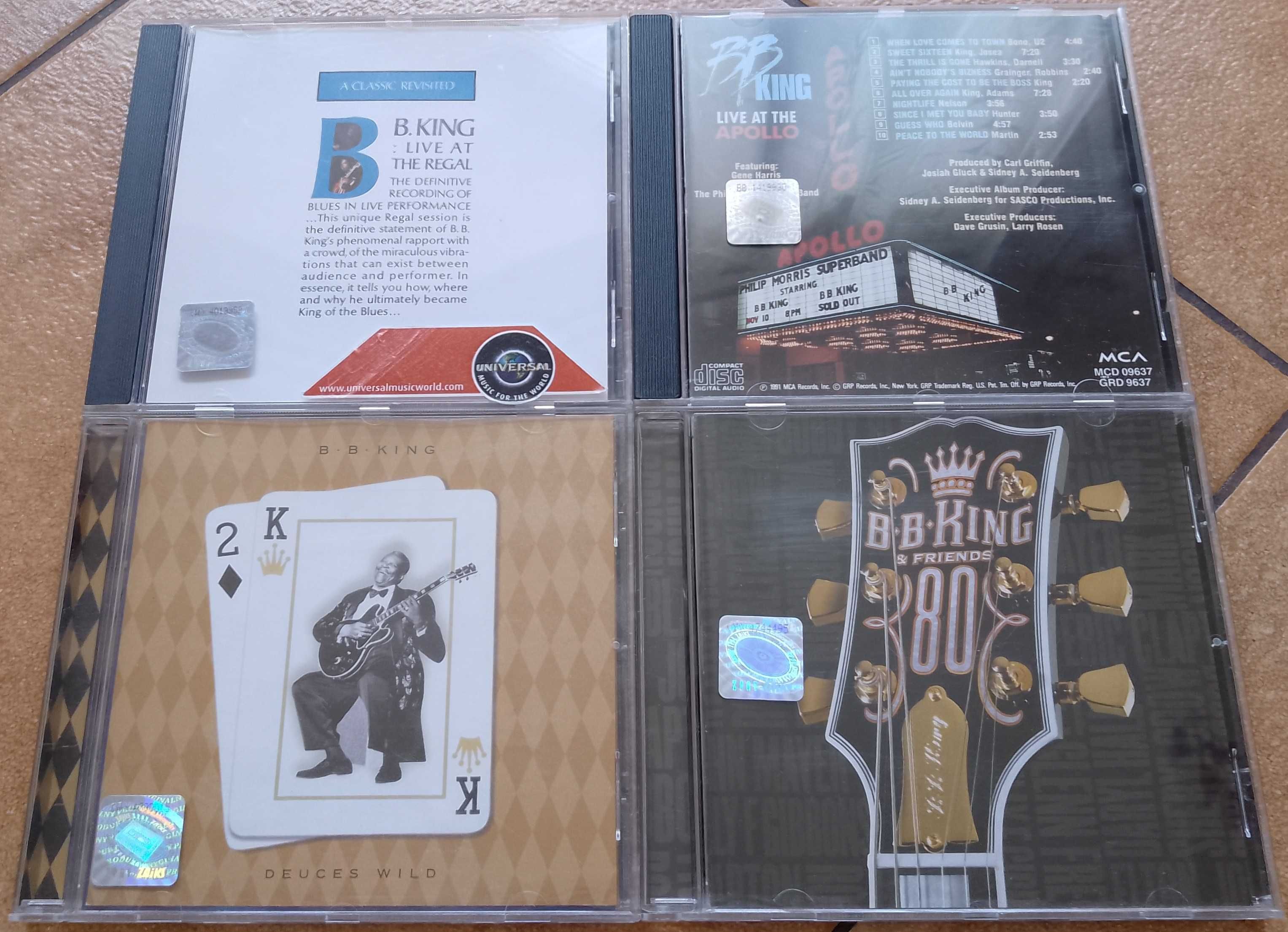 B.B. King With Friends Deuces Wild Live At The Apollo Regal 4CD GRATIS