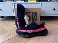 Adidas Yeezy Boost 350 V2 Core Black Red roz. 45 1/3 US 11 Nowe