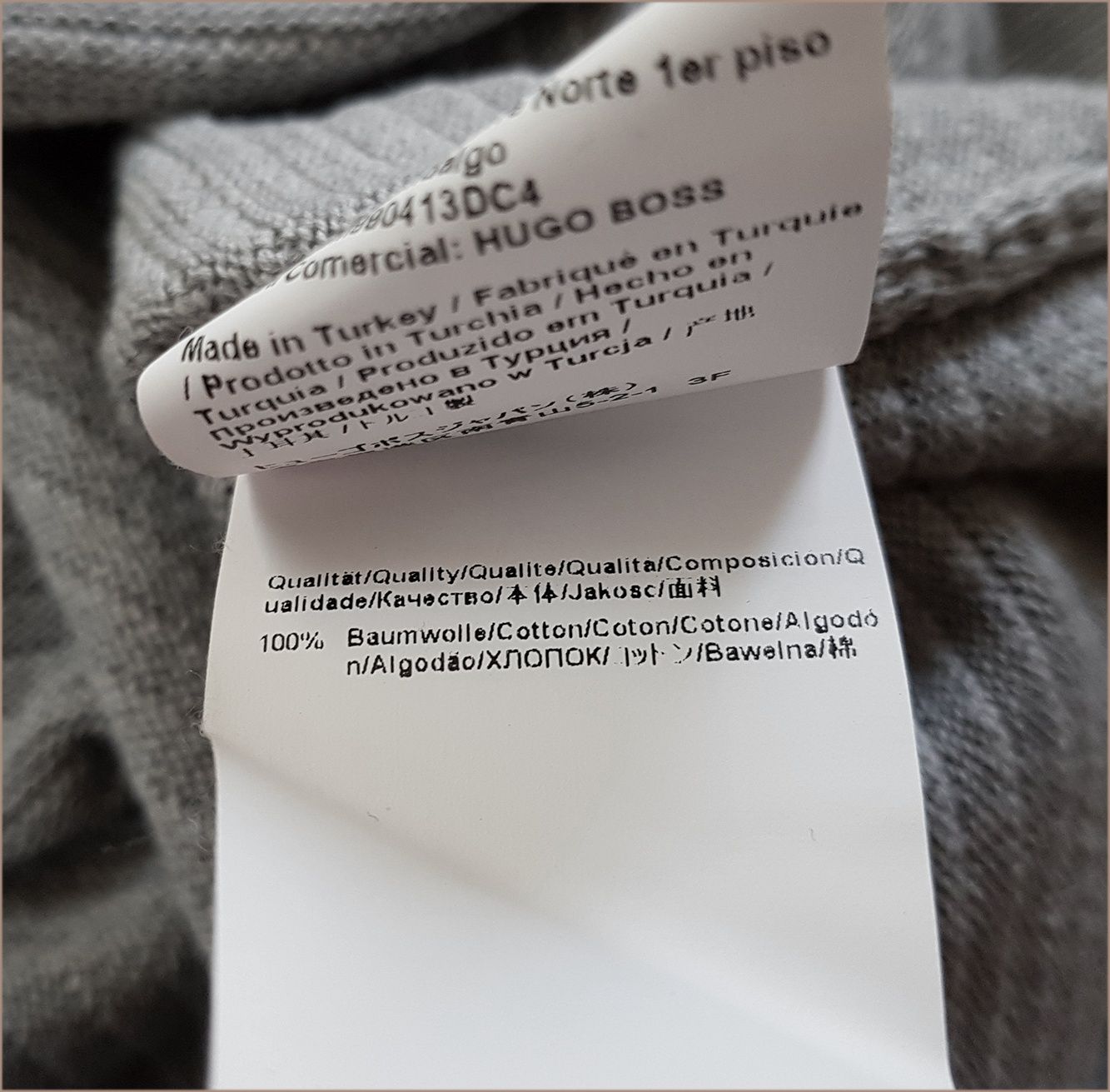 Оригинал Hugo Boss кофта regular fit M