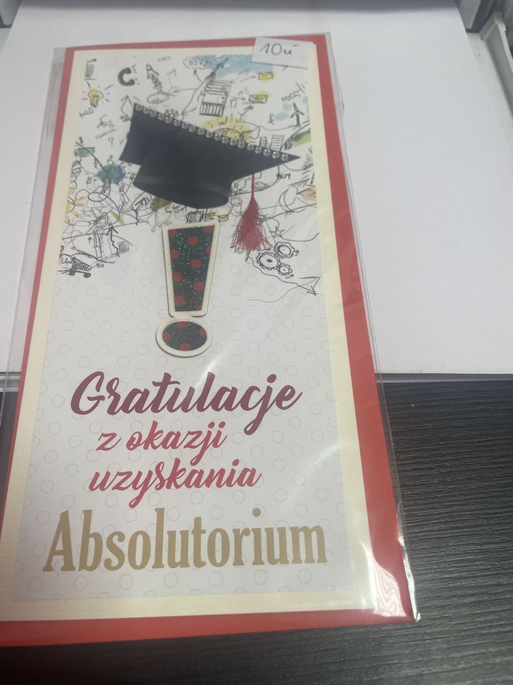 Kartka gratulacyjna absolutorium