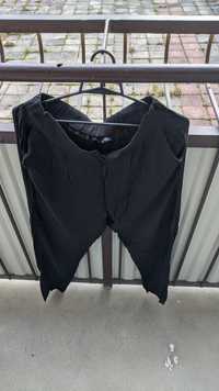 Czarne eleganckie wygodne spodnie rozmiar 42