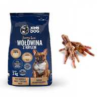 John Dog Berry Line Adult Wołowina z krylem 3 kg