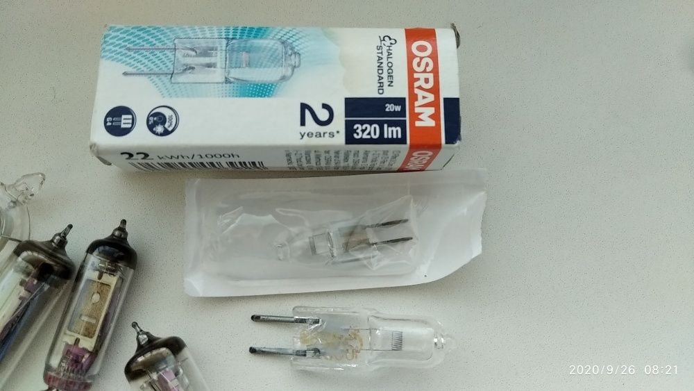 Индикаторы ИЛЦ2-13/8Л, ИЛЦ1Л и лампы OSRAM 12V 20W, ИФК-120