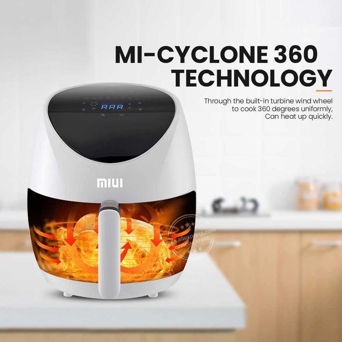 Аерофрітюрниця Xiaomi MIUI Air Fryer LED Touchscreen 4.6L Black
