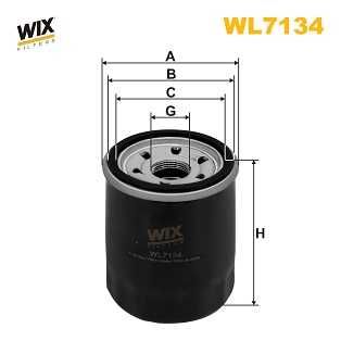 Фільтр оливи двигуна WIX WL7134